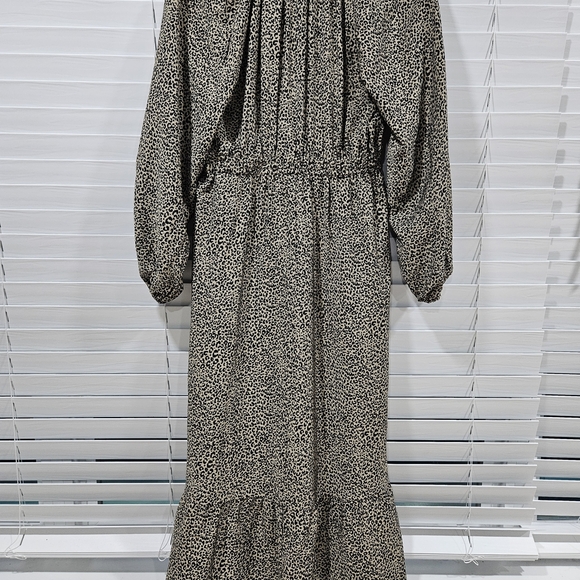 A New Day Women's Balloon Long Sleeve Dress, Leopard Print, Sz SM NWT - Picture 6 of 9